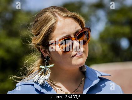 ORANJESTAD - Prinzessin Amalia bei einem Besuch in St. Eustatius. Die Kronprinzessin hat eine zweiwöchige Einführung in die Länder Aruba, Curacao und St. Maarten und die Inseln, die die karibischen Niederlande bilden: Bonaire, St. Eustatius und Saba. ANP REMKO DE WAAL niederlande raus - belgien raus Stockfoto