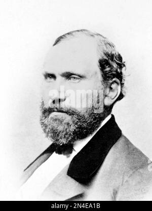 Allan Pinkerton. Das Porträt des schottisch-amerikanischen Detektivs Allan J. Pinkerton (1819-1884) c. 1861 Stockfoto