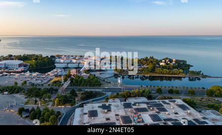 Juli 10 2022, Toronto, Ontario, Kanada. Ontaro Place von BMO Field Toronto. Luke Durda/Alamy Stockfoto