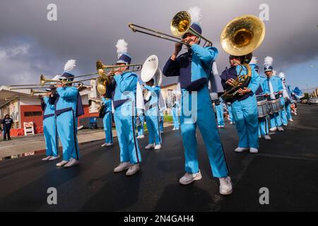 Martin-Luther-King-Day-Parade. - Süd-Los Angeles. WESTERN Ave und Martin Luther King Blvd. Kalifornien, USA Stockfoto