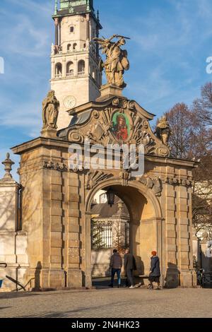 Czestochowa, Polen - 01. Januar 2023: Das Kloster Jasna Gora in der Stadt Czestochowa. Religion Stockfoto