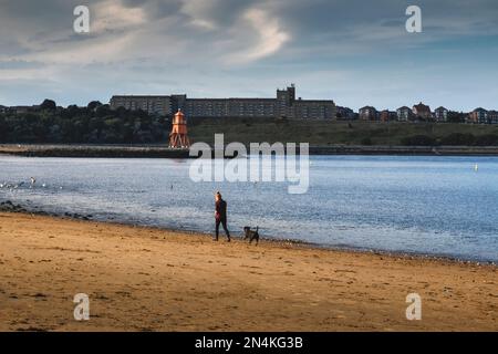 South Shields, eine Küstenstadt in South Tyneside, Tyne und Wear, England. Stockfoto