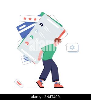 UI- und UX-Designer Stock Vektor