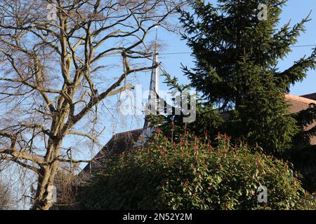 St. Mary's Church, Cuddington, Surrey Stockfoto