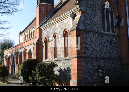 St. Mary's Church, Cuddington, Surrey Stockfoto