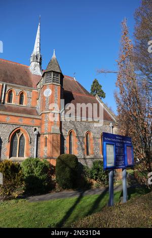 St. Mary's Church, Cuddington, Surrey Stockfoto