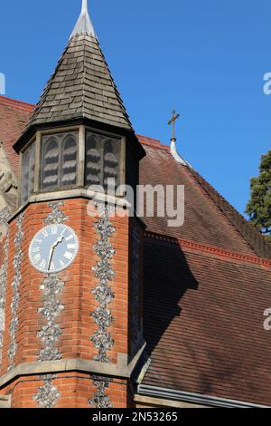 St. Mary's Church, Cuddington, Surrey Stockfoto