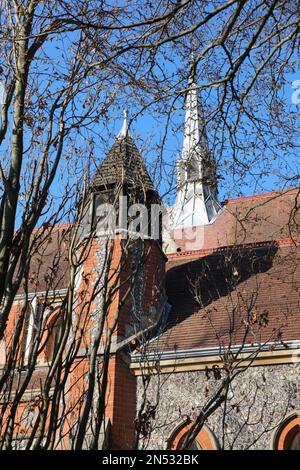 St. Mary's Church, Cuddington, Surrey Stockfoto