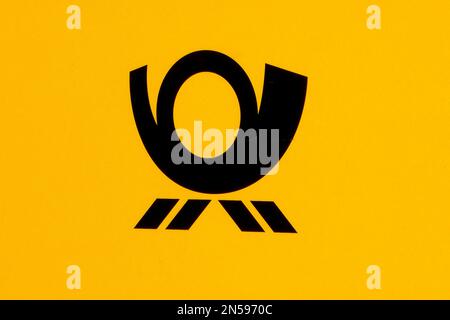 Deutsche Post/Deutsche Post/Logo Stockfoto