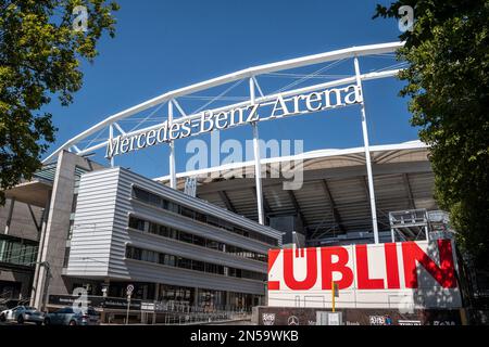 Mercedes-Benz Arena Stuttgart Deutschland Stockfoto