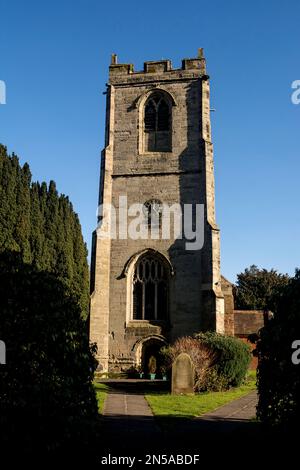 St. Leonard's Church, Ryton-on-Dunsmore, Warwickshire, England, Großbritannien Stockfoto