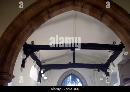 Dacheinheit, St. Leonard's Church, Ryton-on-Dunsmore, Warwickshire, England, Großbritannien Stockfoto