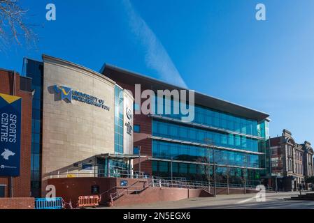 Das Gebäude der University of Wolverhampton Ambika Paul in der Wulfruna Street, Wolverhampton Stockfoto