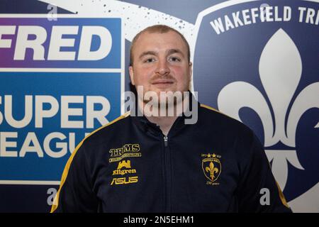 Mark Applegarth Head Coach von Wakefield Trinity während der Super League Media Launch im Science and Industry Museum, Manchester, Großbritannien, 9. Februar 2023 (Foto: Mark Cosgrove/News Images) Stockfoto