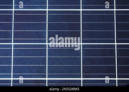 Solarzelle, Photovoltaik-Panel erneuerbare elektrische Energie Sonne. Modern, alternativ. Stockfoto