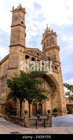 Kirche San Andres Elciego Alava Baskenland Spanien Stockfoto