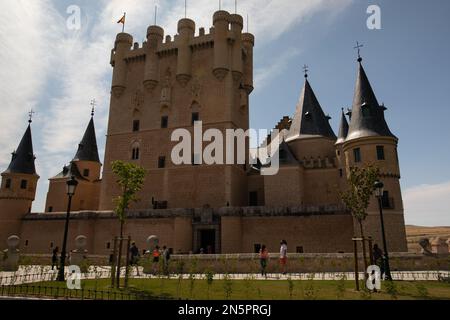 Alcázar von Segovia ( Schloss ) Spanien Stockfoto