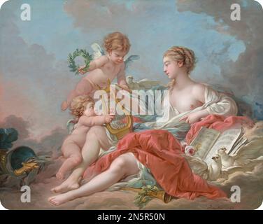 Francois Boucher Allegory of Music 1764 Stockfoto