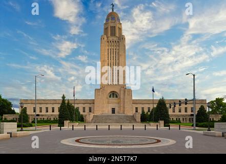 Nebraska State Capitol Building. Stockfoto