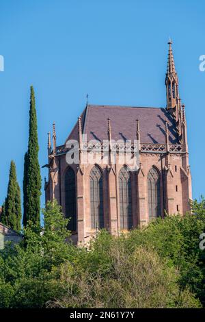 Das Mausoleum von Erzherzog Johann (im Deutschen Mausoleum des Erzherzogs Johann; auch bekannt als Kapelle von San Giovanni Battista) in Scena - Schenna, so Stockfoto