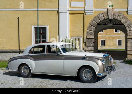 Vintage Bentley S1 SDN James Young Built 1956, 4 Gänge, 4, 887 ccm Fassungsvermögen, 1, 425 kg Gewicht, 6 Zylinder, 120 km/h, Stift Neuberg, Österreich Stockfoto