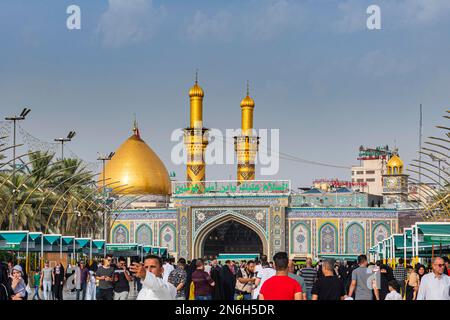 Imam Hussein Heiliger Schrein, Kerbala, Irak Stockfoto