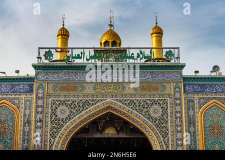 Imam Hussein Heiliger Schrein, Kerbala, Irak Stockfoto
