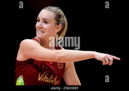 Dateifoto von 15-01-2023 von England und Manchester Thunder Captain Natalie Metcalf, die glaubt, dass die 2023 Super League „die bisher schwierigste“ wird. Ausgabedatum: Freitag, 10. Februar 2023. Stockfoto