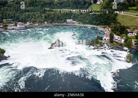 Rheinfälle, Schaffhausen, Schweiz Stockfoto