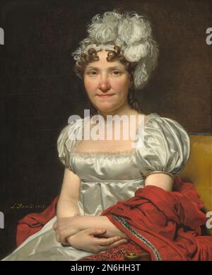 Jacques-Louis David Madame David 1813 Stockfoto