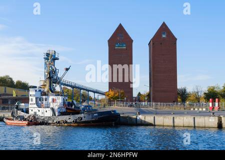 Granary am Hafen, Neustadt in Holstein, Ostsee, Schleswig-Holstein, Deutschland Stockfoto