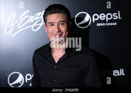 Scottsdale, Arizona, USA. 10. Februar 2023. Mario Lopez besucht den G-Eazy Red Carpet bei G-Eazy Red Carpet, präsentiert von W Scottsdale & Pepsi Zero Sugar im W Scottsdale in Scottsdale, Arizona. (Kreditbild: © Gage Skidmore/ZUMA Press Wire) NUR REDAKTIONELLE VERWENDUNG! Nicht für den kommerziellen GEBRAUCH! Stockfoto