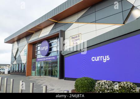 Currys Store im Fort kinnaird Retail Park Stockfoto