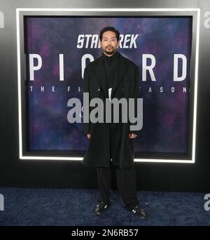 Los Angeles, USA. 09. Februar 2023. Joseph Lee trifft am Donnerstag, den 9. Februar 2023, im TCL Chinese Theatre in Hollywood, Kalifornien, auf der Paramount Original Series' STAR TREK: PICARD Final Season Premiere ein. (Foto: Sthanlee B. Mirador/Sipa USA) Guthaben: SIPA USA/Alamy Live News Stockfoto