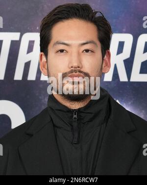 Los Angeles, USA. 09. Februar 2023. Joseph Lee trifft am Donnerstag, den 9. Februar 2023, im TCL Chinese Theatre in Hollywood, Kalifornien, auf der Paramount Original Series' STAR TREK: PICARD Final Season Premiere ein. (Foto: Sthanlee B. Mirador/Sipa USA) Guthaben: SIPA USA/Alamy Live News Stockfoto