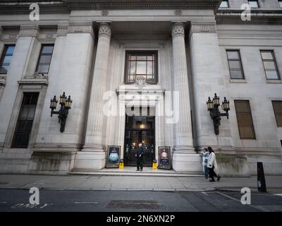 Die United Grand Lodge of England, Freemasons Hall, Hauptquartier des Regierungsorgans der Freemasonry Great Queen Street, London Stockfoto