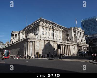 LONDON, Großbritannien - CIRCA OKTOBER 2022: Bank of England BoE Stockfoto