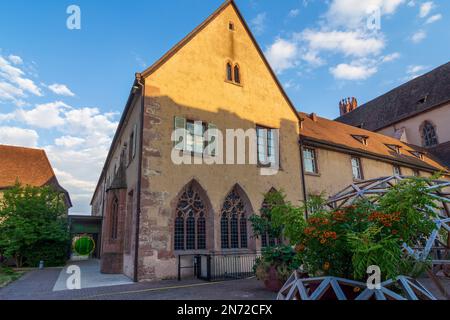 Guebwiller (Gebweiler), ehemalige Dominikanische Abteikirche im Elsass, Haut-Rhin (Oberelsass), Frankreich Stockfoto