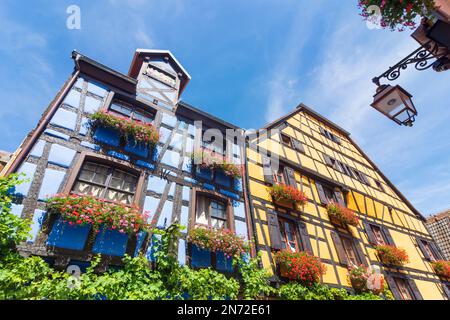 Riquewihr (Reichenweier, Richewihr): Altstadt, Fachwerkhäuser ...
