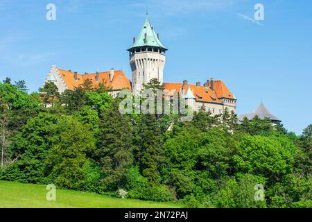 Smolenice (Smolenitz), Schloss Smolenice (Smolenitz) in Male Karpaty (kleine Karpaten), Slowakei Stockfoto