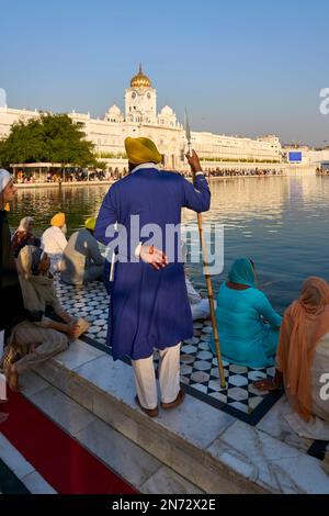 Goldener Tempel Amritsar Diwali Stockfoto