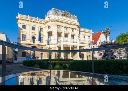 Bratislava (Pressburg), Slowakisches Nationaltheater (Slovenske narodne divadlo, SND) in der Slowakei Stockfoto