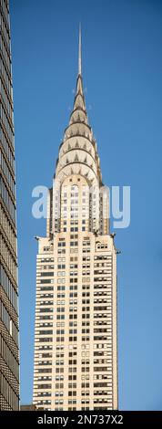 New York City, USA. Der Chrysler Building Skyscraper im Art déco-Stil auf der Lexington Avenue in Manhattan | New York City, USA. Der Chrysler Building Skyscraper im Art déco-Stil auf der Lexington Avenue in Manhattan Stockfoto