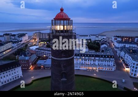 Neuer Leuchtturm, Borkum Island Stockfoto