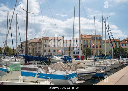 Der Yachthafen von La Seyne sur Mer. Stockfoto