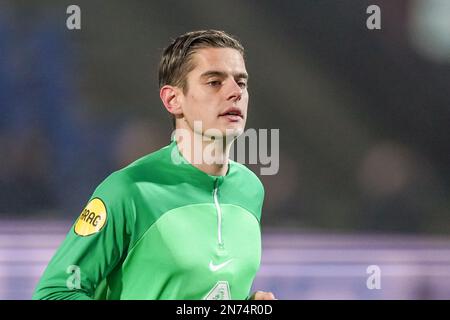 Niederlande. 10. Februar 2023. DEN BOSCH, NIEDERLANDE - FEBRUAR 10: Stellvertretender Schiedsrichter Kevin Weever während des Keuken Kampioen Divisie-Spiels zwischen dem FC Den Bosch und Jong Ajax im Stadion De Vliert am 10. Februar 2023 in Den Bosch, Niederlande (Foto von Joris Verwijst/Orange Pictures) Kredit: Orange Pics BV/Alamy Live News Stockfoto