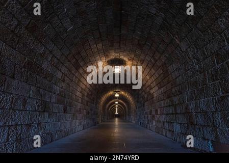 Flur im Berg zum Kehlsteinhaus von Obersalzberg, Berchtesgarden, Deutschland Stockfoto