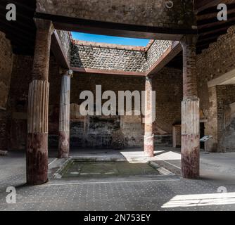 Stabia, Italien, archäologische Ausgrabungen der Villa S. Marco in Stabia, Süditalien Stockfoto