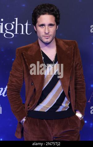 Diego Boneta,during the blue carpet of the movie 'At Midnight' at the Roberto Cantoral Cultural Center on February 09, 2023 in Mexico City, Mexico. Stock Photo