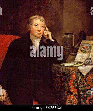 EDWARD JENNER (1749-1823) englischer Arzt und Wissenschaftler Stockfoto